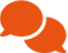 A green and orange background with two circles.